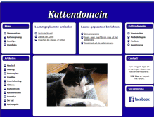 Tablet Screenshot of kattendomein.nl